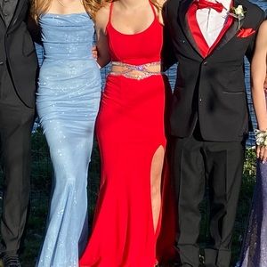 Hot Red Prom Dress